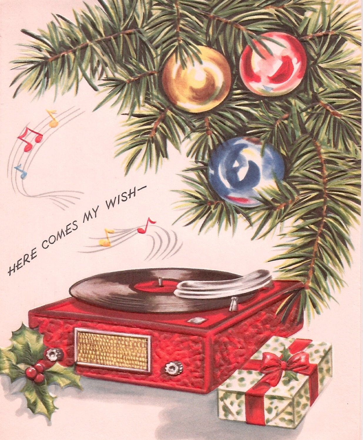 Cartoline vintage di Natale - Lovers Christmas